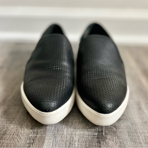 Like New Vince Blair Perforated Leather Slip On Sneaker - Picture 4 of 10